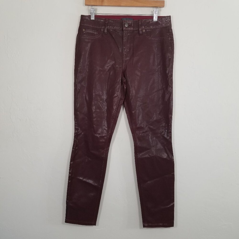 Level 99 Burgundy Jeans Size 30/10